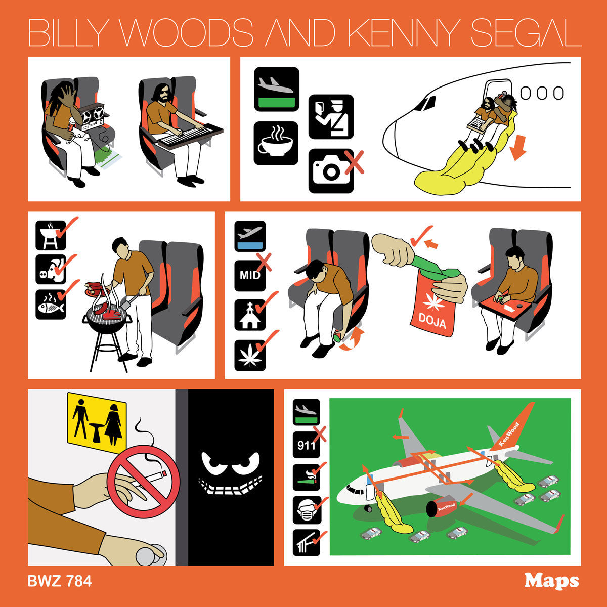billy woods x Kenny Segal - MAPS [VINYL] – backwoodzstudioz