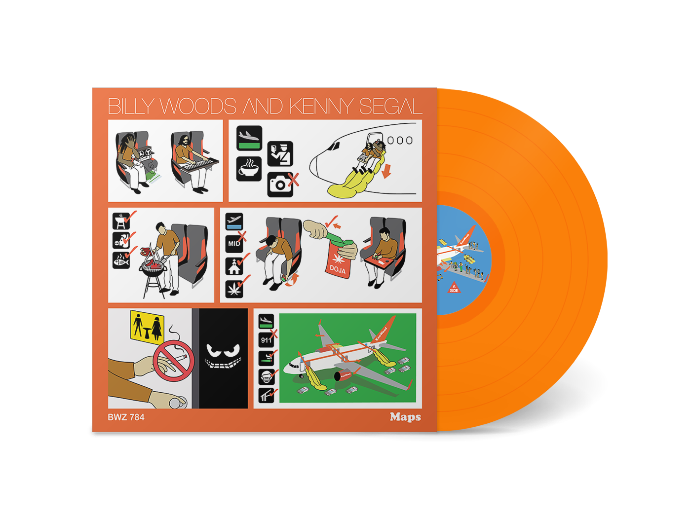 billy woods x Kenny Segal - MAPS [VINYL] – backwoodzstudioz